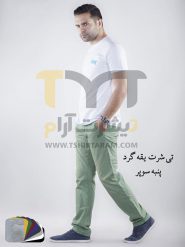 تی شرت یقه گرد پنبه سوپر