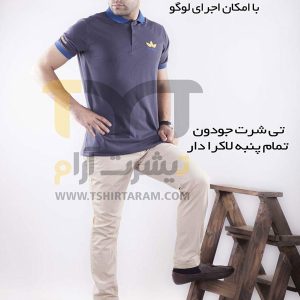 تی شرت جودون تمام پنبه لاکرادار