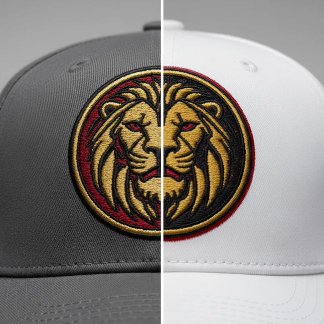 چاپ و گلدوزی روی کلاه